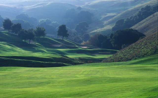 The majestic golf course in Napa Valley, California