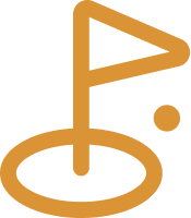 golf flag icon