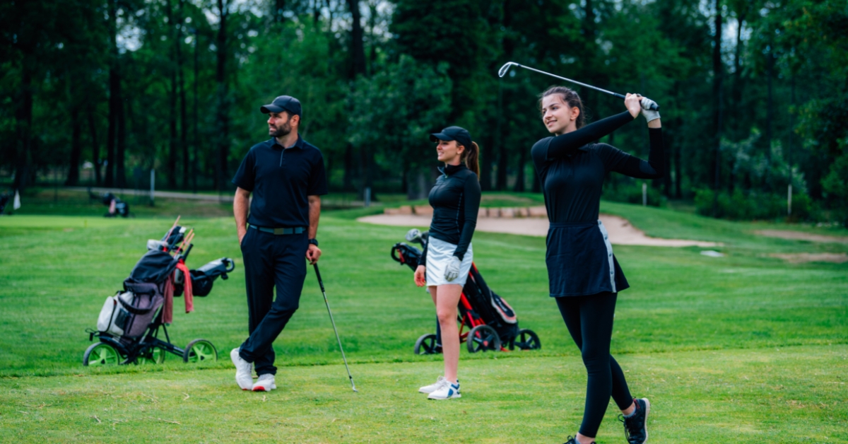 A family playing together